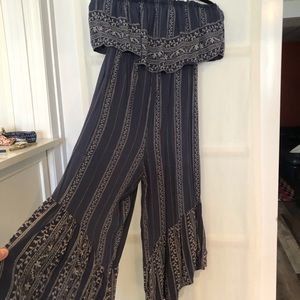 Off the shoulder jumpsuit